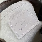 Louis Vuitton-inspired Speedy Bandoulière 20 replica handbag in Monogram Empreinte-style embossed grained leather