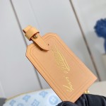 Louis Vuitton-inspired Side Trunk medium replica handbag in Monogram Bleu Courrier style