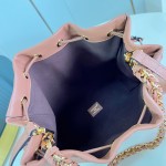 Louis Vuitton-inspired Noé Trunk replica handbag in brown and black calfskin-style leather