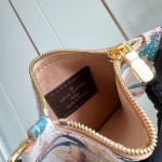 Louis Vuitton All In BB Monogram Eden Dune Floral Bucket Bag M29067 with leather trim and removable pouch