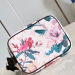 Louis Vuitton All In BB Monogram Eden Dune Floral Bucket Bag M29067 with leather trim and removable pouch