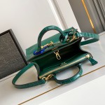 Louis Vuitton-inspired dynamic chip replica handbag in gray black blue and green color options