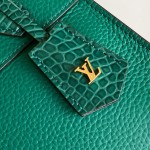 Louis Vuitton-inspired dynamic chip replica handbag in gray black blue and green color options