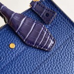 Louis Vuitton-inspired dynamic chip replica handbag in gray black blue and green color options