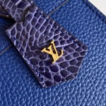 Louis Vuitton-inspired dynamic chip replica handbag in gray black blue and green color options
