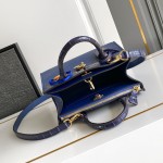 Louis Vuitton-inspired dynamic chip replica handbag in gray black blue and green color options