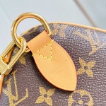 Louis Vuitton Speedy Soft 30 Paris À Vélo Monogram handbag M27512 with Nanogram shoulder strap round charm and nylon pouch