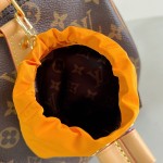 Louis Vuitton Speedy Soft 30 Paris À Vélo Monogram handbag M27512 with Nanogram shoulder strap round charm and nylon pouch