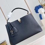 Louis Vuitton Capucines Souple Large M26259 smooth leather handbag with top handles and removable shoulder strap