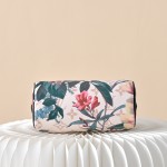  Louis Vuitton Nano Speedy M29149 Monogram Eden floral mini handbag with leather handle and shoulder strap
