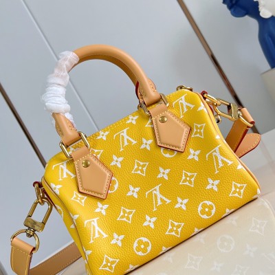 Louis Vuitton - Speedy P9 Bandoulière 20 Glossy Cowhide Leather Handbag M28186