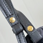 Louis Vuitton LV Bloom Mini Hobo M27260 smooth leather handbag with LV letter and Monogram Flower details