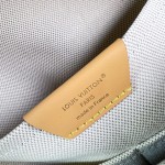 Louis Vuitton Discovery PM M29769 Monogram Surplus backpack with leather trim and front zip pocket