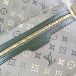 Louis Vuitton Discovery PM M29769 Monogram Surplus backpack with leather trim and front zip pocket