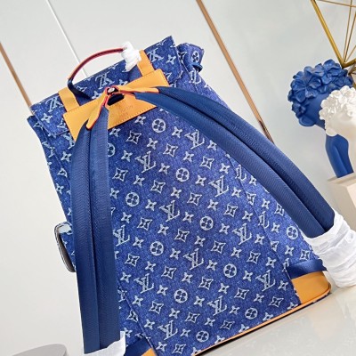 Louis Vuitton - Christopher MM M27554 Monogram Denim Backpack