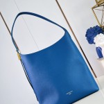  Louis Vuitton Low Key Hobo MM M28220 Soft Calfskin Leather Shoulder Bag with Signature Padlock