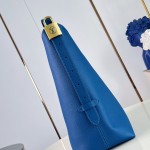  Louis Vuitton Low Key Hobo MM M28220 Soft Calfskin Leather Shoulder Bag with Signature Padlock