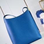  Louis Vuitton Low Key Hobo MM M28220 Soft Calfskin Leather Shoulder Bag with Signature Padlock