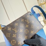  Louis Vuitton Low Key Hobo MM M28220 Soft Calfskin Leather Shoulder Bag with Signature Padlock