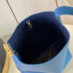  Louis Vuitton Low Key Hobo MM M28220 Soft Calfskin Leather Shoulder Bag with Signature Padlock