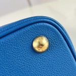 Louis Vuitton All In BB M27370 Low Key grained leather bucket bag with LV padlock and detachable Monogram pouch
