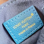Louis Vuitton All In BB M27370 Low Key grained leather bucket bag with LV padlock and detachable Monogram pouch