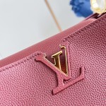 Louis Vuitton Capucines Souple Large M26259 smooth leather handbag with top handles and removable shoulder strap