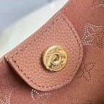 Louis Vuitton Carmel Hobo M27446 Taurillon grained leather shoulder bag with perforated leather and twist-lock closure