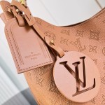 Louis Vuitton Carmel Hobo M27446 Taurillon grained leather shoulder bag with perforated leather and twist-lock closure