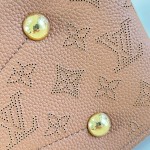 Louis Vuitton Bella Tote M27443 perforated leather handbag with detachable chain