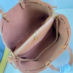 Louis Vuitton Bella Tote M27443 perforated leather handbag with detachable chain