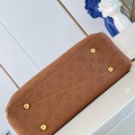 Louis Vuitton Bella Tote M27443 perforated leather handbag with detachable chain