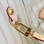 Louis Vuitton Neverfull GM N40602 Damier Ebene canvas tote bag with steel hardware and detachable zip pouch