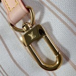 Louis Vuitton Neverfull GM N40602 Damier Ebene canvas tote bag with steel hardware and detachable zip pouch