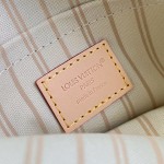 Louis Vuitton Neverfull GM N40602 Damier Ebene canvas tote bag with steel hardware and detachable zip pouch