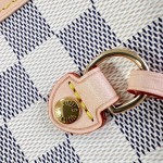 Louis Vuitton Neverfull GM N40602 Damier Ebene canvas tote bag with steel hardware and detachable zip pouch