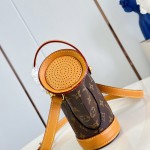 Louis Vuitton Watering Can M27563 Monogram canvas handbag with top handle and detachable shoulder strap