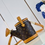 Louis Vuitton Watering Can M27563 Monogram canvas handbag with top handle and detachable shoulder strap
