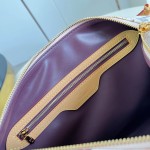  Louis Vuitton Getaway Speedy 30 Soft M29377 Flight Mode canvas handbag with horizontal print and detachable key holder