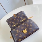 Louis Vuitton Nano Madeleine M28426 Monogram canvas handbag with adjustable chain, Monogram Flower charms, and S-lock closure