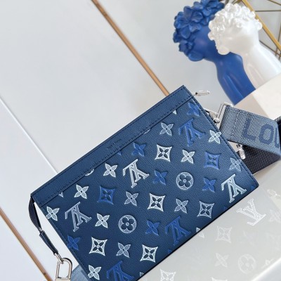 Louis Vuitton - Gaston Mini M28818 Monogram Shadow Leather Crossbody Bag