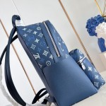 Louis Vuitton Discovery PM M28575 Monogram Shadow leather backpack with colorful gradient Monogram print