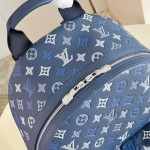 Louis Vuitton Discovery PM M28575 Monogram Shadow leather backpack with colorful gradient Monogram print