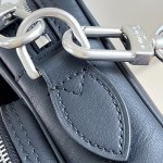 Louis Vuitton Nil M27999 soft leather bag with adjustable shoulder strap and LV Blason jacquard lining