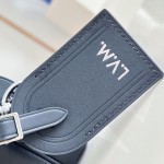 Louis Vuitton Nil M27999 soft leather bag with adjustable shoulder strap and LV Blason jacquard lining