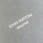 Louis Vuitton Vagabond Hobo M28392 soft tanned leather shoulder bag with an adjustable woven strap, padlock, and LV Blason jacquard lining