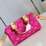 Louis Vuitton Nano Speedy Monogram Denim M27603 Replica Handbag