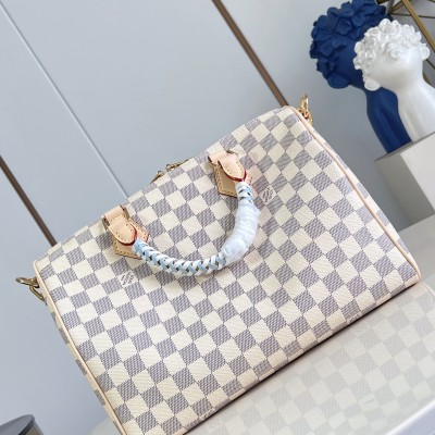 Louis Vuitton - Speedy Bandoulière 30 N40908 Damier Azur Canvas Handbag