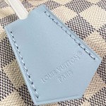  Louis Vuitton Speedy Bandoulière 30 N40908 Damier Azur Canvas Handbag with Braided Leather Handles