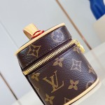 Louis Vuitton Speedy Bandoulière 20 M29459 LV Stamp canvas handbag with striped mini Monogram design
